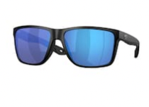 COSTA BROADBILL II XL MATTE BLACK BLUE MIRROR SUNGLASSES 580G