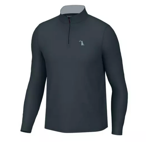 LOCAL BOY MENS BENTLEY 1/4 ZIP PULLOVER DARK TEAL