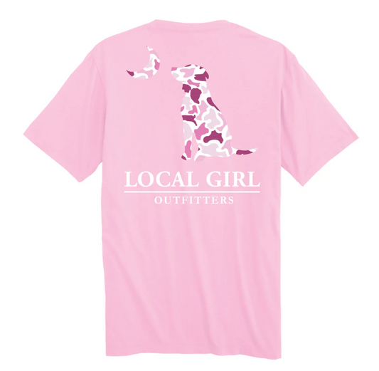 LOCAL GIRL PINK LOCALFLAGE DOG & MOON BLOSSOM