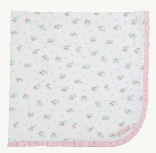 BEAUFORT BONNET BABY BUGGY BLANKET LANCASTER GATE GARDEN SMALL SCALE PALM
