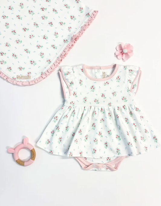 BEAUFORT BONNET DAISY'S DIAPER COVER DRESS LANCASTER GATE GARDEN PALM