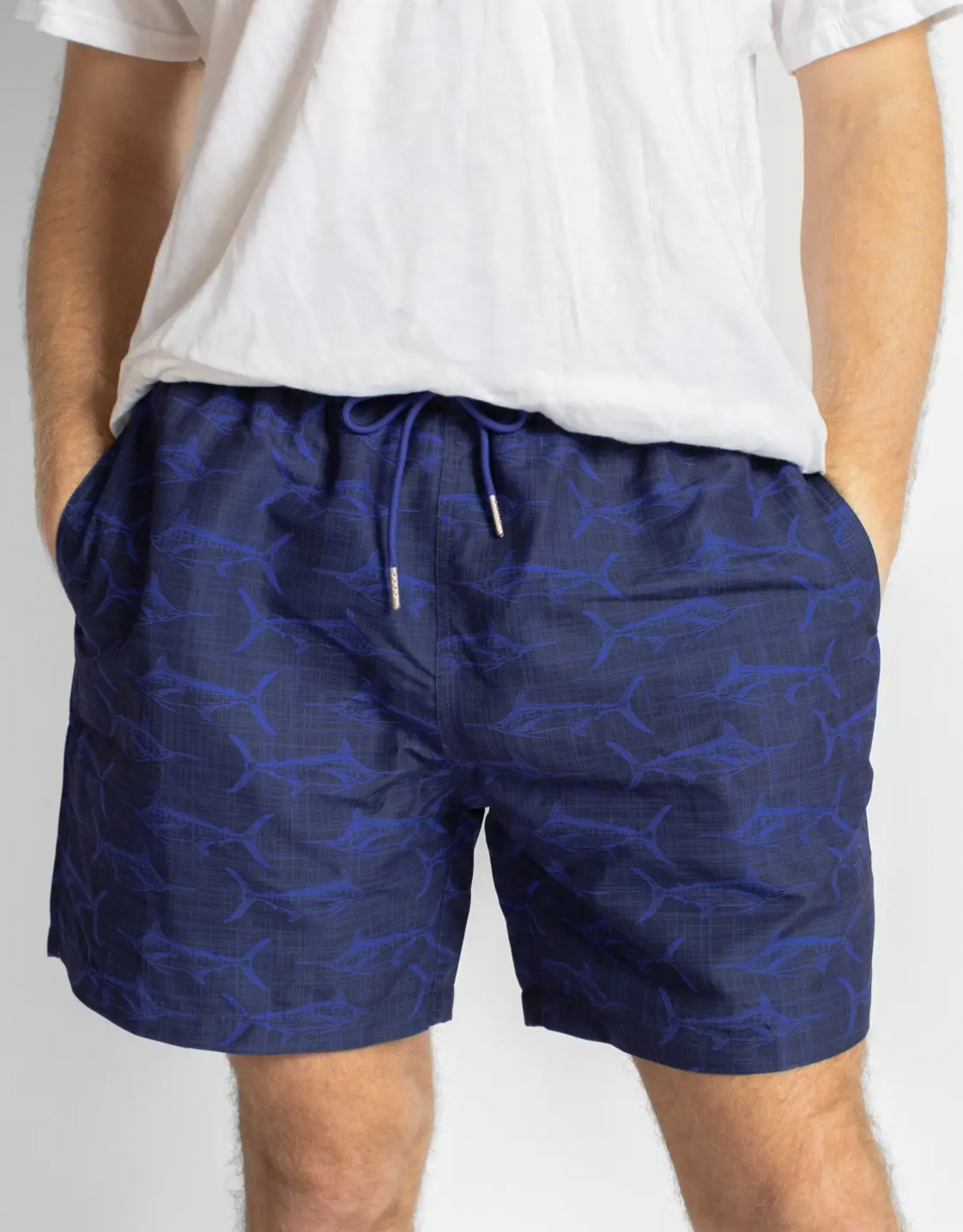 MEN'S BIG CATCH SWIM TRUNKS NAVY/SAPPHIRE