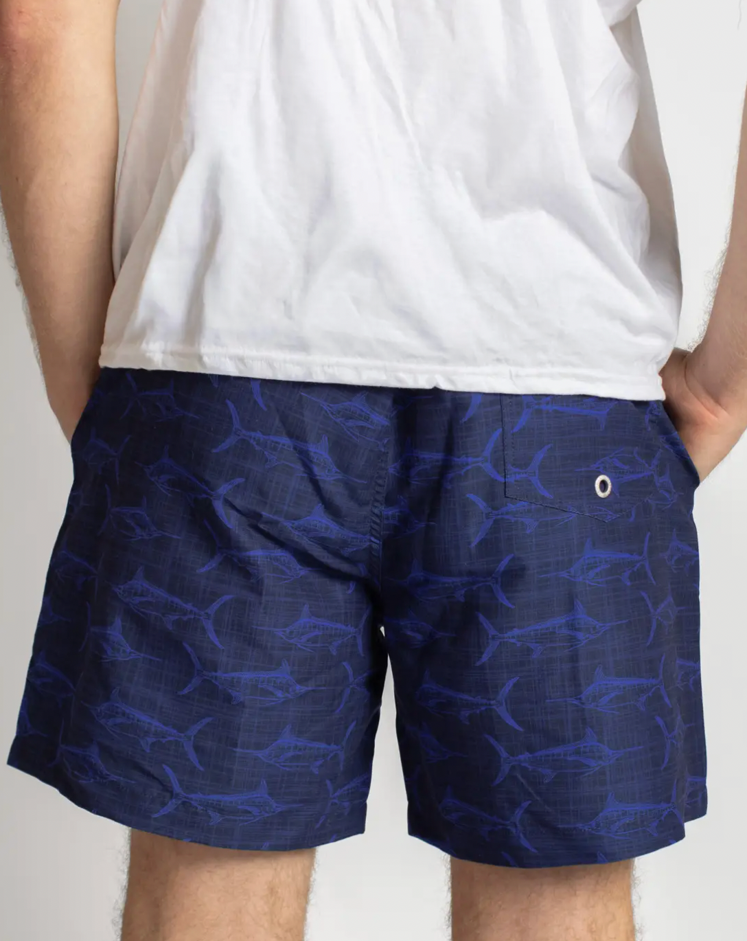 MEN'S BIG CATCH SWIM TRUNKS NAVY/SAPPHIRE