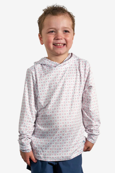 BURLEBO YOUTH PERFORMANCE HOODIE BASEBALL