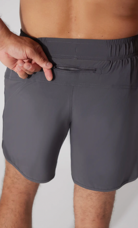 MEN'S WOVEN SHORT WITH BACK ZIPPER POCKET TORNADO