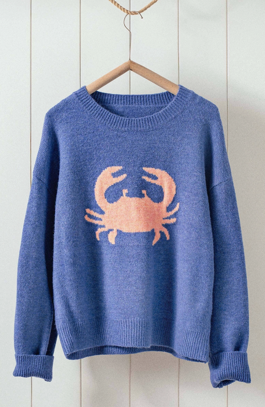 CRAB SWEATER BLUE