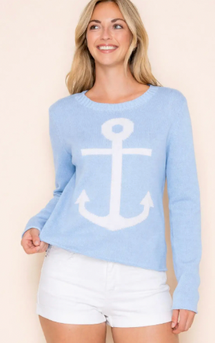 ANCHOR KNOT PULLOVER BEACH SKY