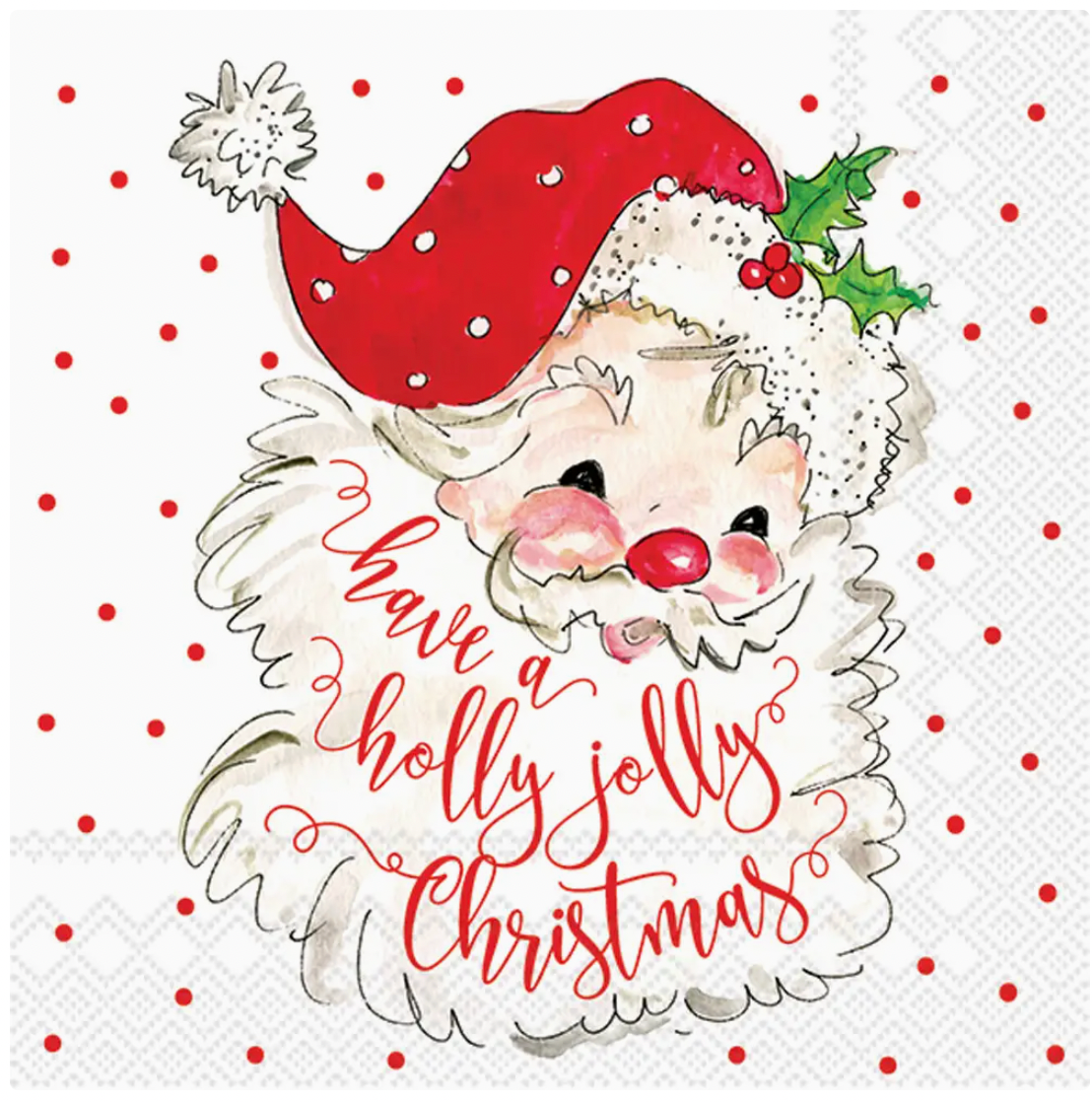 HOLLY JOLLY COCKTAIL NAPKINS
