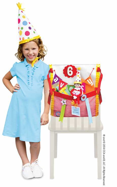 BIRTHDAY CHAIR DECORATION KIT WITH BIRTHDAY HAT
