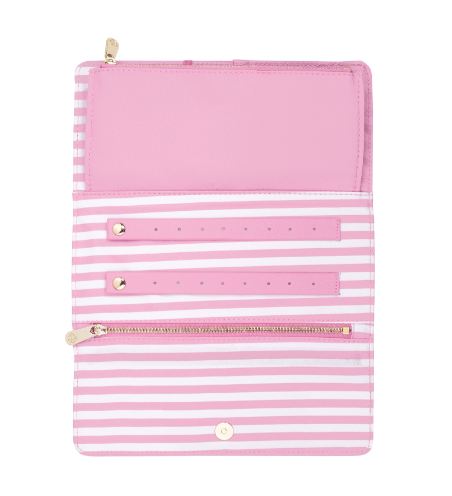 DRAPER JAMES TRAVEL JEWELRY ORGANIZER PINK MAGNOLIA