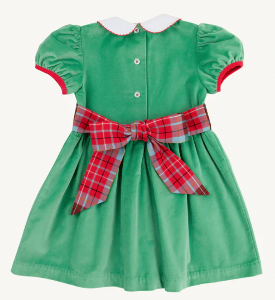 BEAUFORT BONNET CINDY LOU SASH DRESS VELVETEEN