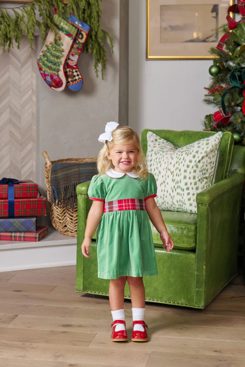 BEAUFORT BONNET CINDY LOU SASH DRESS VELVETEEN