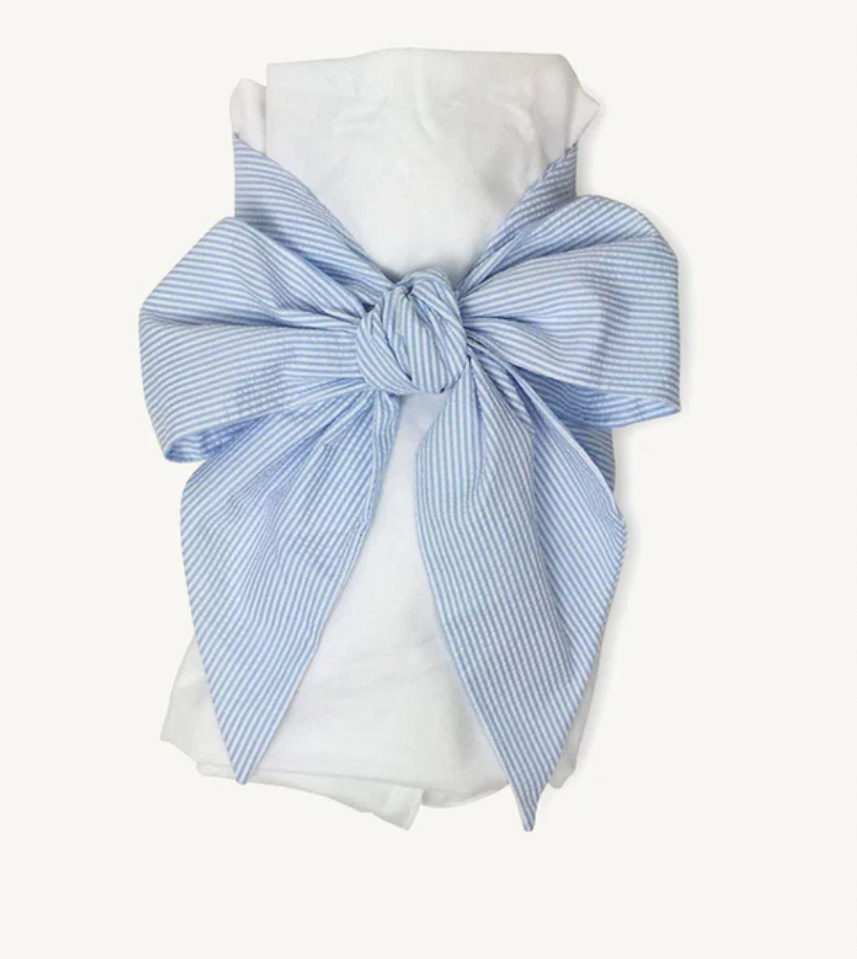 BEAUFORT BONNET BOW SWADDLE BROADCLOTH
