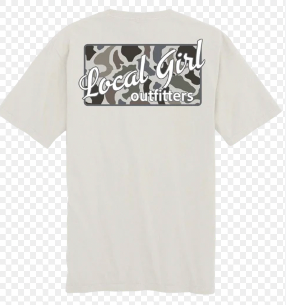 LOCAL GIRL LOCALFLAGE PLATE SILVER SHORT SLEEVE