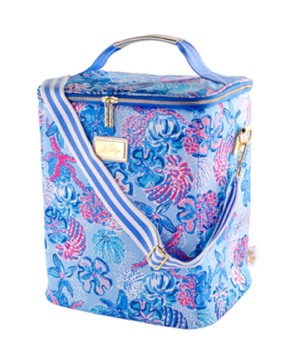 LILLY PULITZER WINE CARRIER BEACHCOMBER