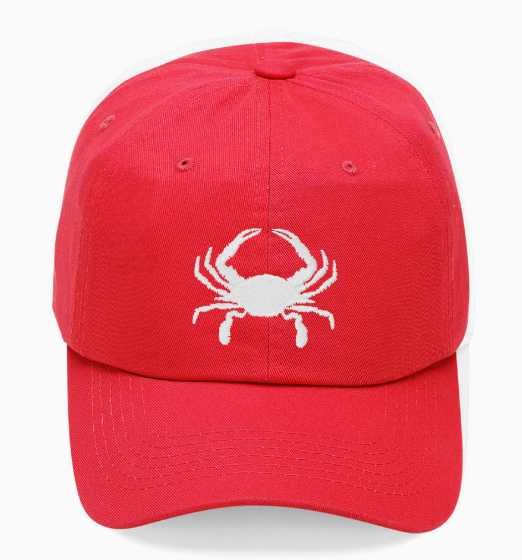 CRAB EMROIDERED CAP