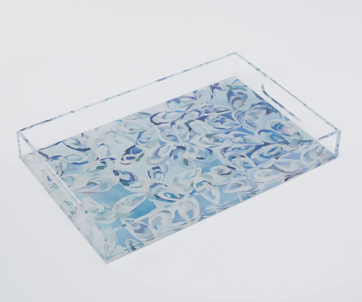 KIM HOVELL ACRYLIC TRAY LARGE ATLANTIC REEF