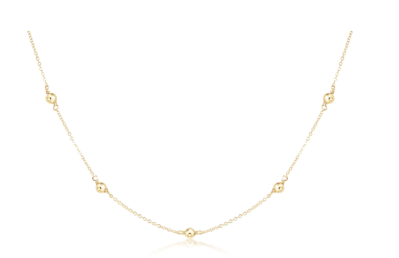 ENEWTON 15" CHOKER SIMPLICITY CHAIN GOLD CLASSIC 4MM GOLD