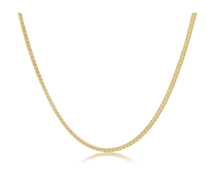 ENEWTON 15" CHOKER HERRINGBONE CHAIN GOLD