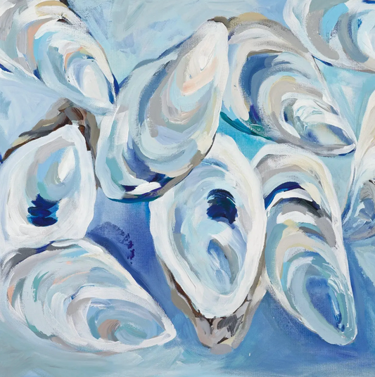 SKU BLUE OYSTER CLUSTER PRINT 24 X 30 CANVAS