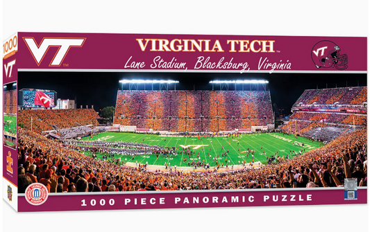 VIRGINIA TECH HOKIES 1000 PIECE PANORAMIC PUZZLE