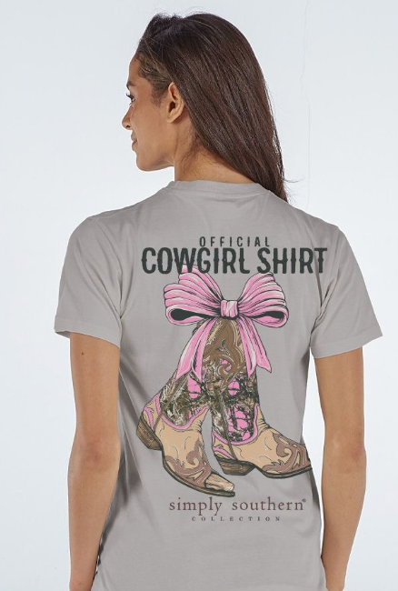SIMPLY SOUTHERN COWGIRL BOOT SHORT SLEEVE