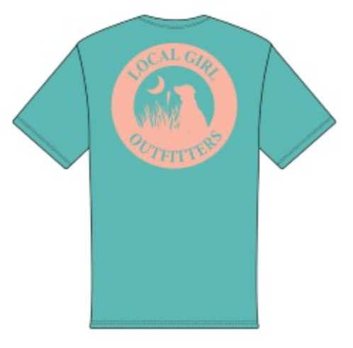 LOCAL GIRL ORIGINAL LOGO CHALKY MINT SHORT SLEEVE