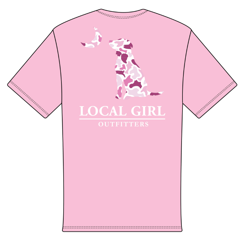 LOCAL GIRL PINK LOCALFLAGE DOG & MOON BLOSSOM