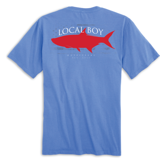 LOCAL BOY RED TARPON MARINA SHORT SLEEVE