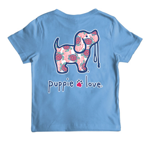 PUPPIE LOVE CORAL TURTLE PATTERN YOUTH