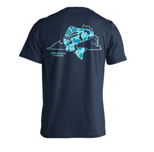 LIVE OAK CAMO STATE FISH VIRGINIA TRUE NAVY
