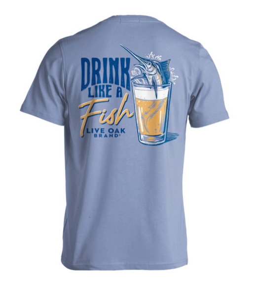 LIVE OAK DRINK FISH WASHED DENIM