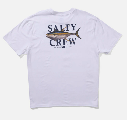 SALTY CREW YELLOWFIN CLASSIC WHITE SHORT SLEEVE
