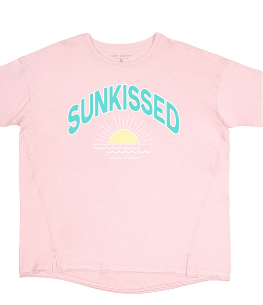 SIMPLY SOUTHERN SUN KISSED BEACH BOXY OVERSIZED T-SHIRT SHORT SLEEVE