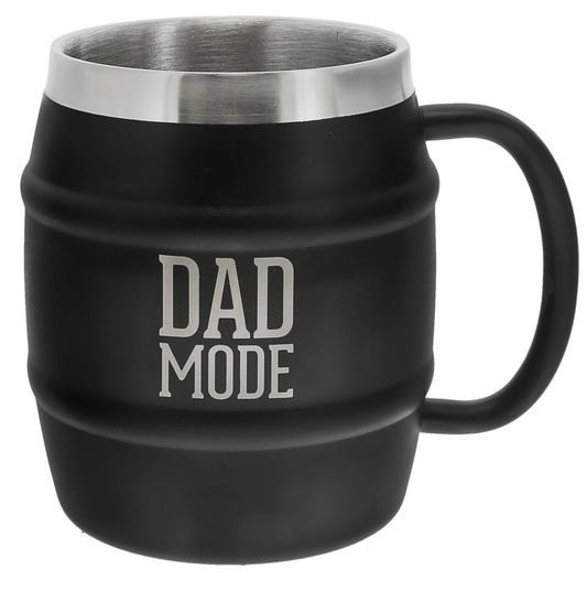 DAD MODE 15 OZ STAINLESS STEEL DOUBLE MUG