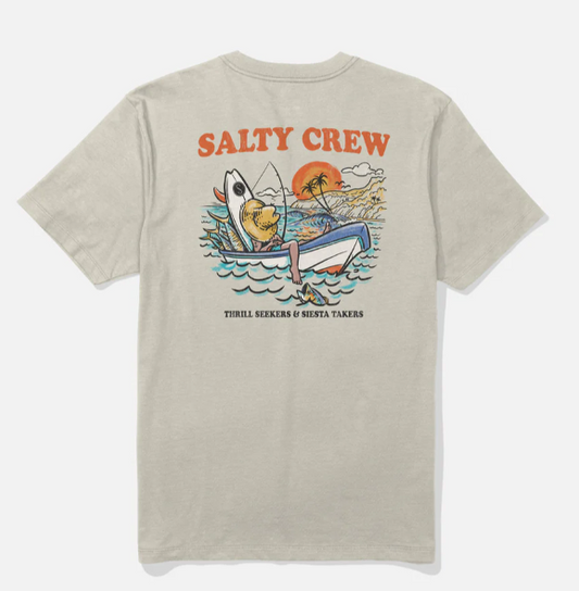 SALTY CREW DOWN TIME SS TEE BONE