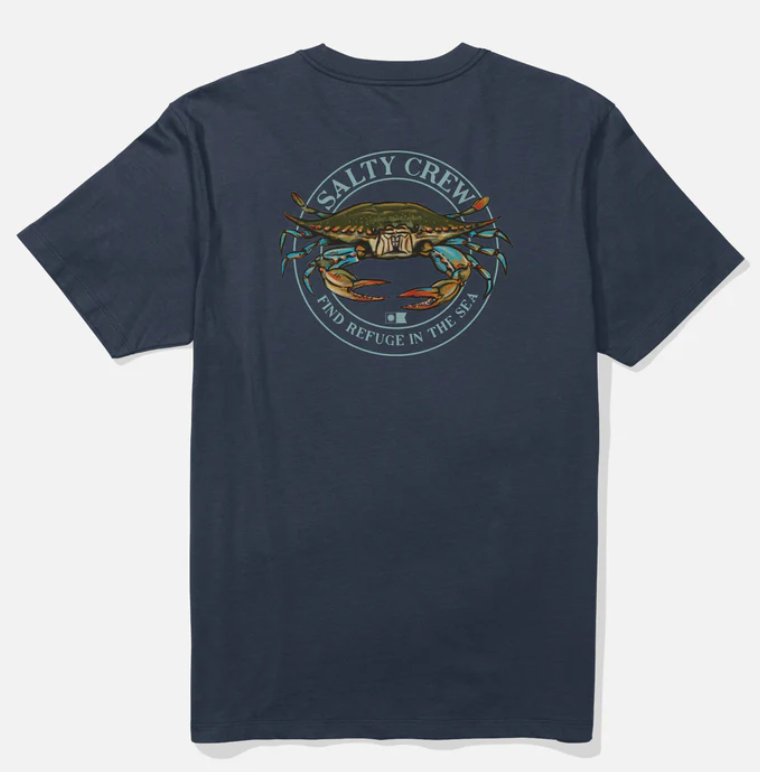 SALTY CREW JIMMY NAVY SS TEE