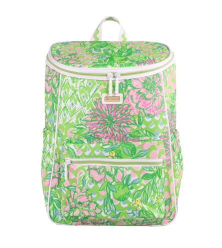 LILLY PULITZER BACKPACK COOLER LIME FEELING GOOD