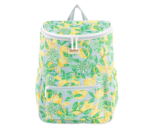 LILLY PULITZER BACKPACK COOLER MAKE LEMONADE