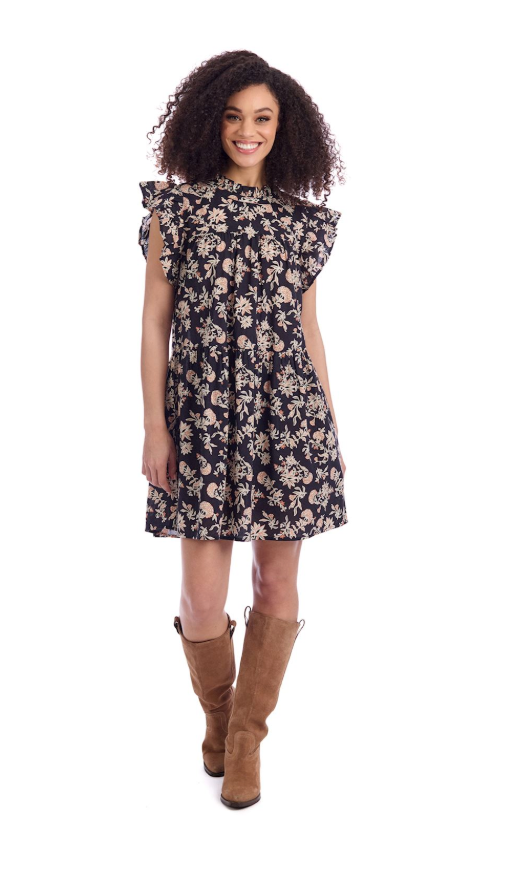 CANNON PRINTED DRESS