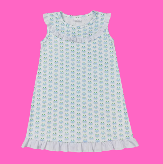 KIDS SLEEVELESS CRAB KNEE DRESS