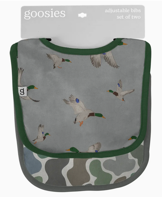 MALLARDS DUCKS & CAMO BIB SET