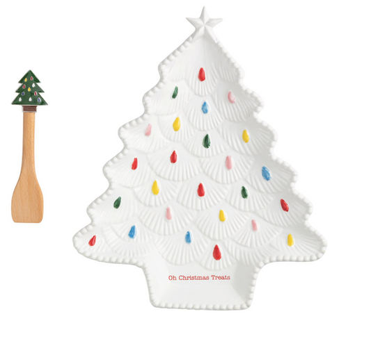 XMAS TREE COOKIE PLATE