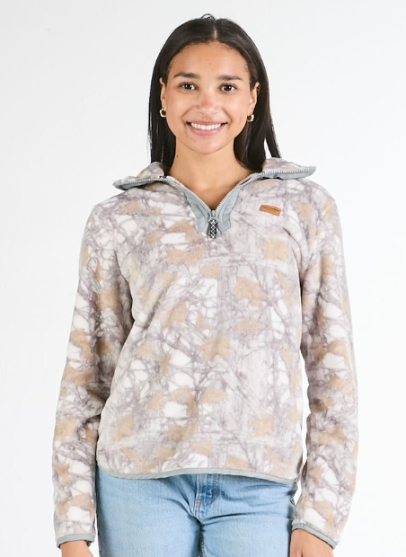 SIMPLY SOUTHERN Y NECK CAMO WHITE