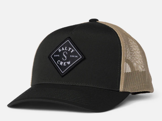 SALTY CREW SEALINE RETRO TRUCKER HAT DEEP FOREST