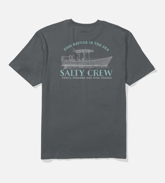 SALTY CREW PANGA CLASSIC CHARCOAL SHORT SLEEVE