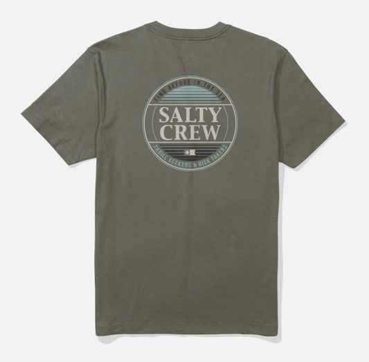SALTY CREW SIMPLE FADE SS DUSTY OLIVE