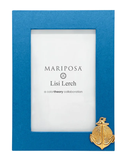ANCHOR DENIM BLUE 4 X 6 FRAME