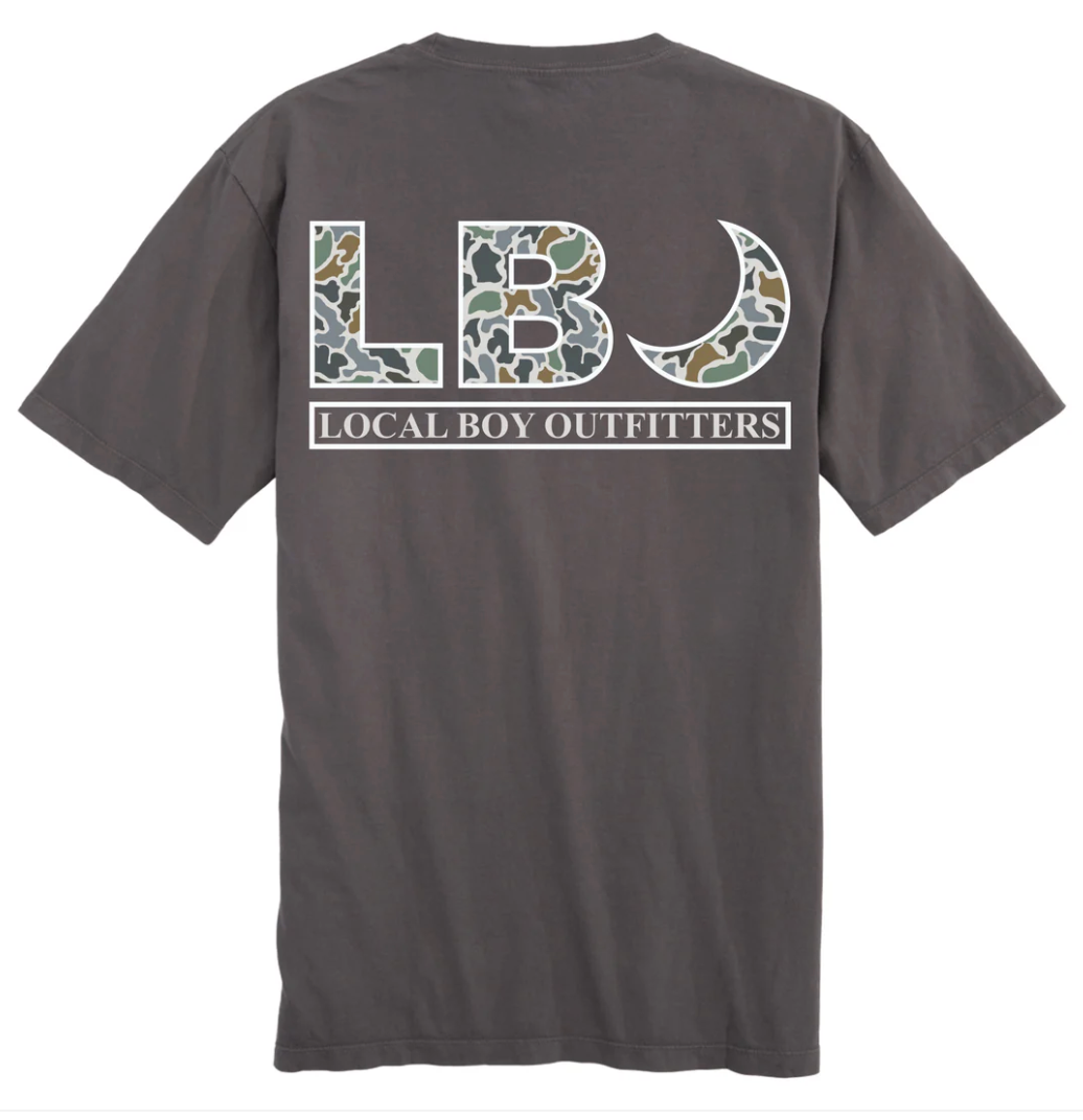 LOCAL BOY OUTFITTERS YOUTH RLBO BLUFF SS TEE GRAY