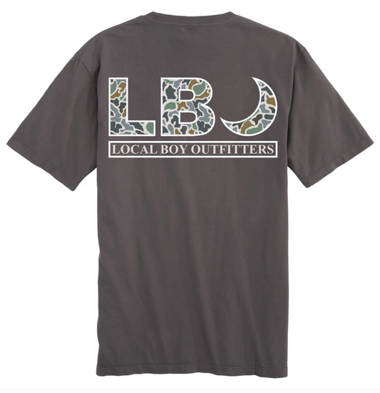 LOCAL BOY OUTFITTERS YOUTH RLBO BLUFF SS TEE GRAY